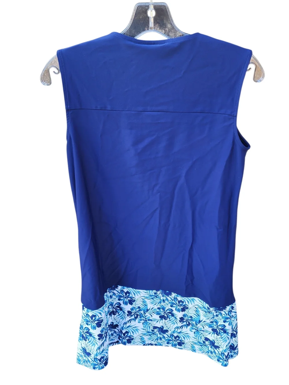 Cabana Life x Talbots Seychelles Blue Lace-Up Beach Dress UPF 50+ size Small